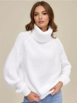 Женский вязаный свитер оверсайз, джемпер